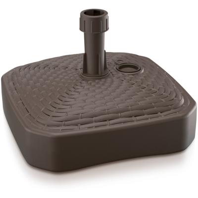 Prosperplast Parasolvoet - vierkant - rotan - bruin - 12L