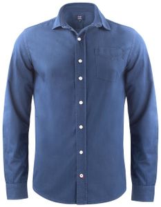 Cutter & Buck 352404 Ellensburg Denim Shirt Men - Donker Indigo - 3XL