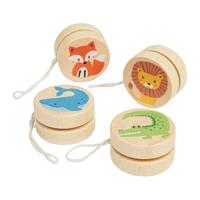 Bigjigs houten wilde dieren jojo