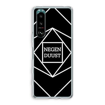 Negenduust geometrisch: Sony Xperia 5 III Transparant Hoesje