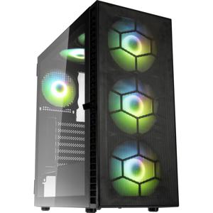 Kolink Observatory HF Plus Mesh ARGB Midi-tower PC-behuizing Zwart