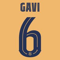 Gavi 6 (Officiële FC Barcelona Away Bedrukking 2022-2023)