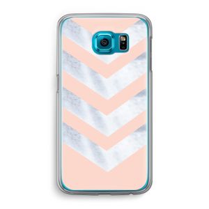 Marmeren pijlen: Samsung Galaxy S6 Transparant Hoesje