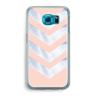 Marmeren pijlen: Samsung Galaxy S6 Transparant Hoesje