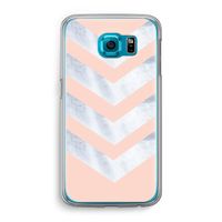 Marmeren pijlen: Samsung Galaxy S6 Transparant Hoesje