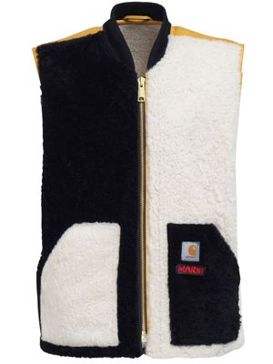 Marni x Carhartt gilet à design colour block - Noir