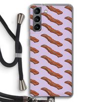 Bacon to my eggs #2: Samsung Galaxy S21 Transparant Hoesje met koord