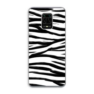 Zebra pattern: Xiaomi Redmi Note 9 Pro Transparant Hoesje