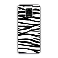 Zebra pattern: Xiaomi Redmi Note 9 Pro Transparant Hoesje
