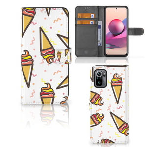 Xiaomi Redmi Note 10S | 10 4G | Poco M5s Book Cover Icecream