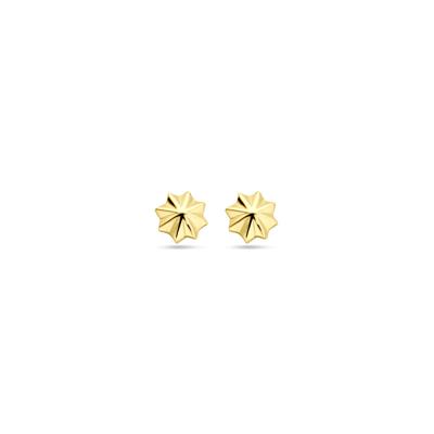 Verfijnde 14k Geelgouden Oorknoppen - Diameter 5.5mm