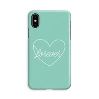 Forever heart pastel: iPhone X Volledig Geprint Hoesje