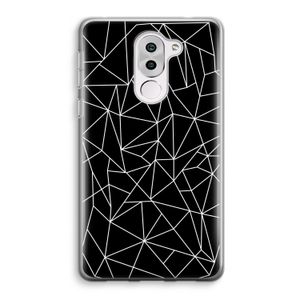 Geometrische lijnen wit: Honor 6X Transparant Hoesje
