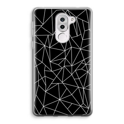 Geometrische lijnen wit: Honor 6X Transparant Hoesje