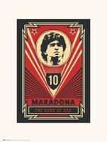 Kunstdruk Maradona The Hand of God 30x40cm