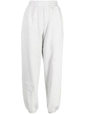 3.1 Phillip Lim pantalon de jogging en coton à empiècements - Gris