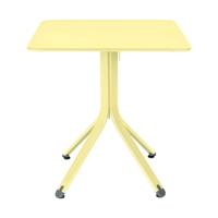 Fermob Rest'o tuintafel 71x71 cm Frosted Lemon