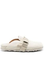 Off-White mules Industrial Belt en daim - Tons neutres