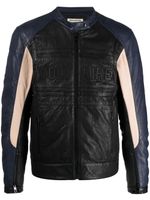 Zadig&Voltaire Late Biker panelled leather jacket - Noir - thumbnail