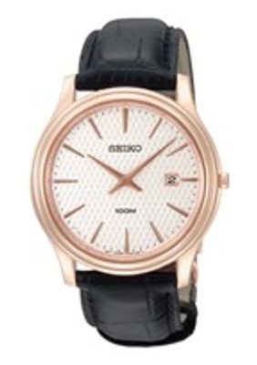 Horlogeband Seiko 7N39-0BS0 / SKP352P1 Leder Zwart 20mm