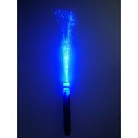 Fiber LED licht stick - blauw - Lichtgevende feestartikelen - Light sticks - 40 cm