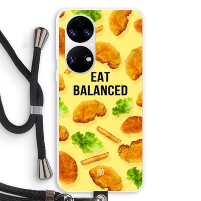 Eat Balanced: Huawei P50 Transparant Hoesje met koord