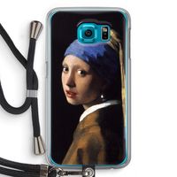 The Pearl Earring: Samsung Galaxy S6 Transparant Hoesje met koord