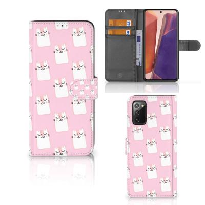 Samsung Galaxy Note 20 | Telefoonhoesje | Met pasjeshouder | Sleeping Cats