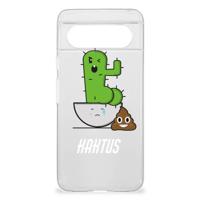 Google Pixel 8 Telefoonhoesje met Naam Cactus Poo