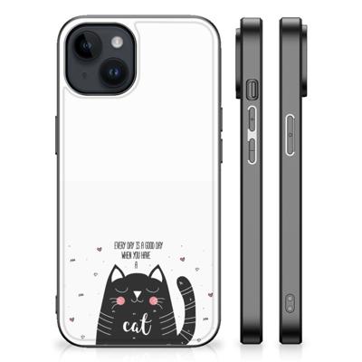 iPhone 15 Plus Hoesje Cat Good Day