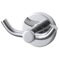 Haceka Kosmos Handdoekhaak - rond - dubbel - chroom 1208540