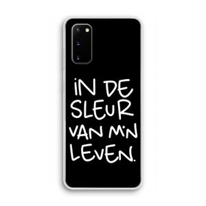 De Sleur: Samsung Galaxy S20 Transparant Hoesje