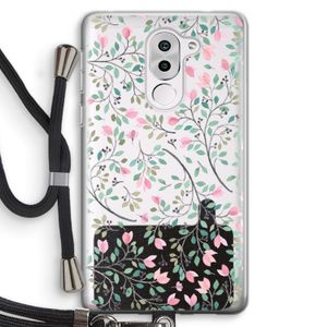 Sierlijke bloemen: Honor 6X Transparant Hoesje met koord