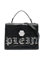 Philipp Plein sac cabas Gothic Plein en cuir - Noir