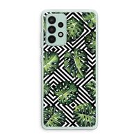 Geometrische jungle: Samsung Galaxy A52s 5G Transparant Hoesje