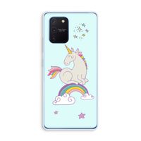 Regenboog eenhoorn: Samsung Galaxy Note 10 Lite Transparant Hoesje