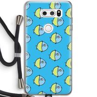 Visjes: LG V30 Transparant Hoesje met koord