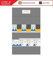 SEP (Type B) verdeler CHB24 HS, 3xALS2, 6xINS (3F) - thumbnail