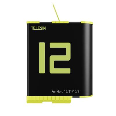Telesin Batterij voor GoPro Hero 9/10/11/12 - 1750 mAh