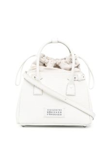 Maison Margiela mini sac à main 5AC - Blanc