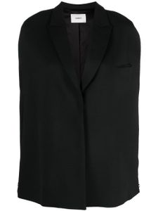 Coperni blazer-cape à design sans manches - Noir