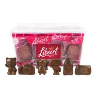 Libeert chocoladefiguren speelgoed van de Kerstman - 25 stuks (15g) -