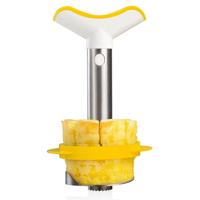 Vacuvin Ananassnijder RVS/Wit/Geel