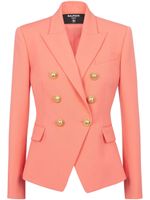 Balmain blazer en laine à boutonnière croisée - Rose