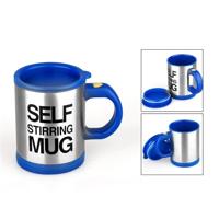 400 ml mokken automatische elektrische zelf roeren mok Cup koffiemelk mengen mok slimme roestvrijstaal SAP mix Cup Drinkware (Deep Blue)