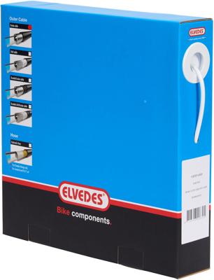 Elvedes rem buitenkabel met voering ø5,0mm / 30 meter wit (in een doos)