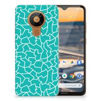Nokia 5.3 | Hoesje maken | Cracks Blue