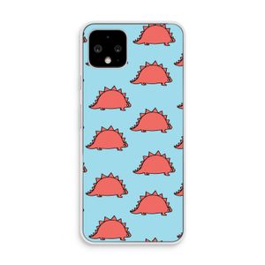 Dinosawrr: Pixel 4 Transparant Hoesje