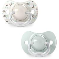 Set van 2 symmetrische fopspenen - SUAVINEX - Birdies - SX Pro - 0 tot 6 maanden - Groen
