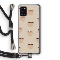 Morning coffee: Samsung Galaxy A31 Transparant Hoesje met koord